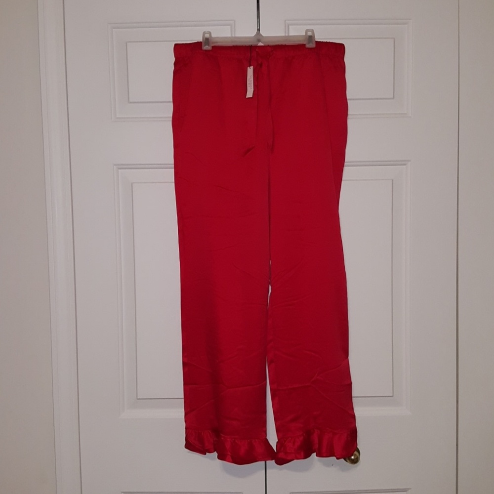 05:06  - Victoria’s Secret Red Satin Ruffle Pants